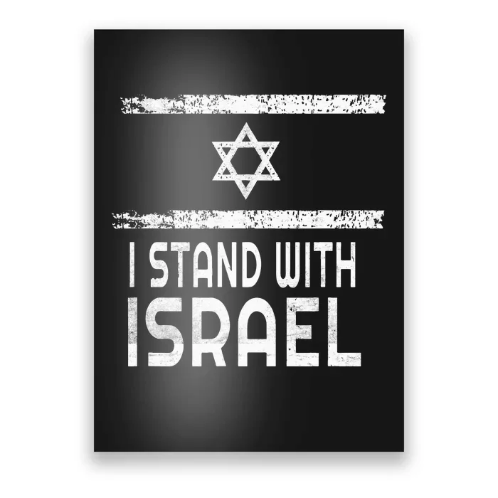 I Stand With Israel Poster