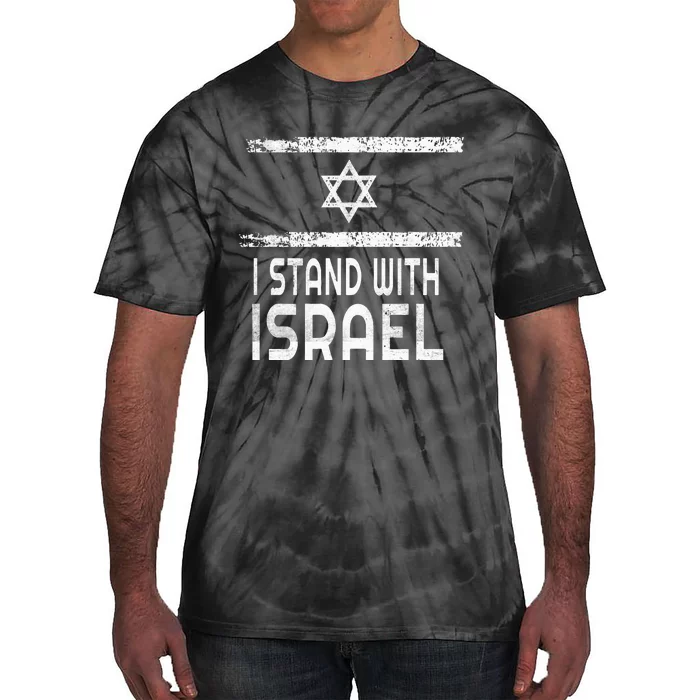 I Stand With Israel Tie-Dye T-Shirt