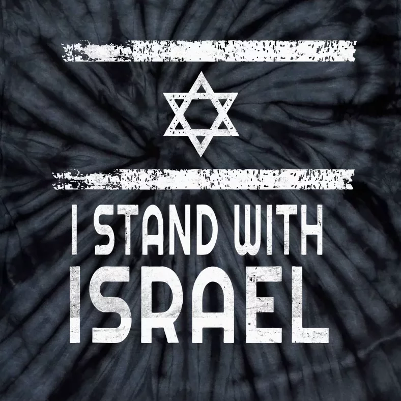 I Stand With Israel Tie-Dye T-Shirt