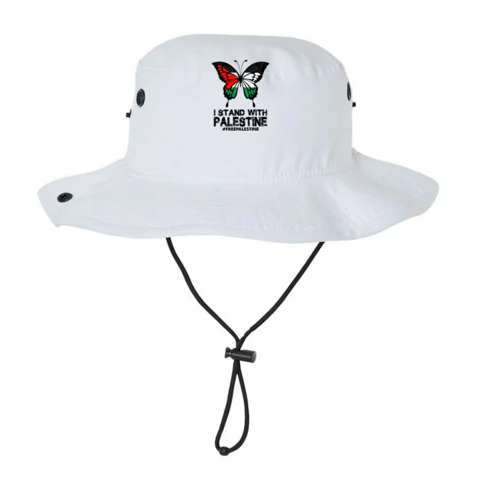 I Stand With Palestine Free Palestine Butterfly Legacy Cool Fit Booney Bucket Hat