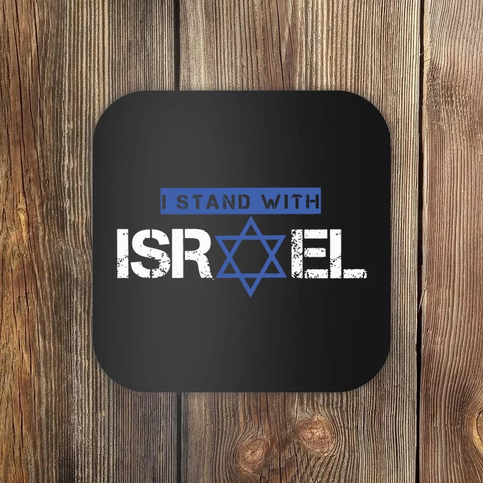 I Stand With Israel Pray For Israel Coaster