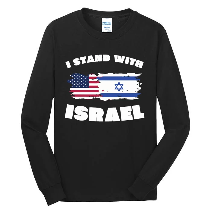 I Stand With Israel Pray For Israel Tall Long Sleeve T-Shirt