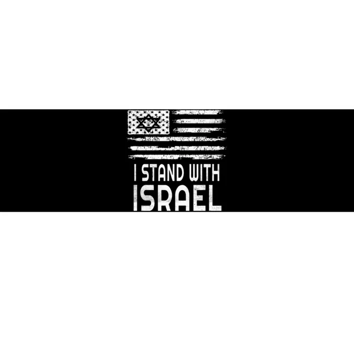 I Stand With Israel Bumper Sticker