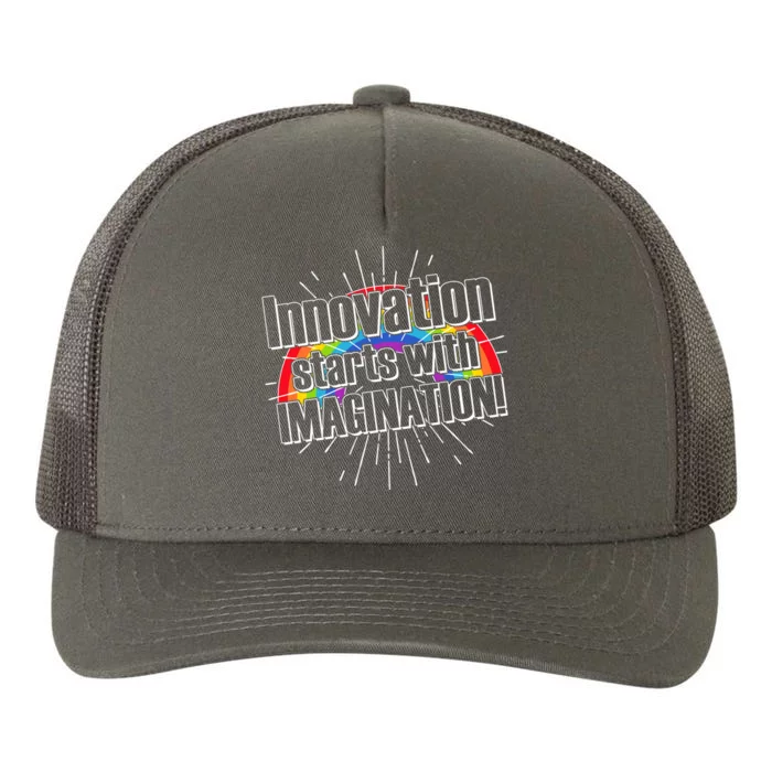 Innovation Starts With Imagination! Yupoong Adult 5-Panel Trucker Hat