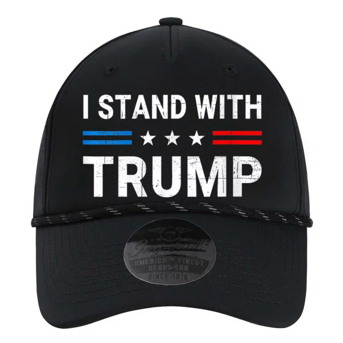 I Stand With Trump American Flag Performance The Dyno Cap