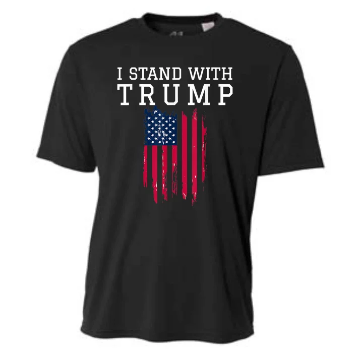 I Stand With Trump Pro Trump Supporter Cooling Performance Crew T-Shirt