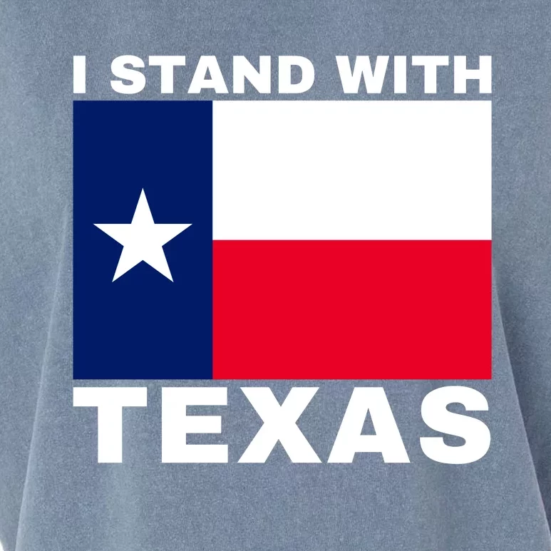 I Stand With Texas Garment-Dyed Women's Muscle Tee