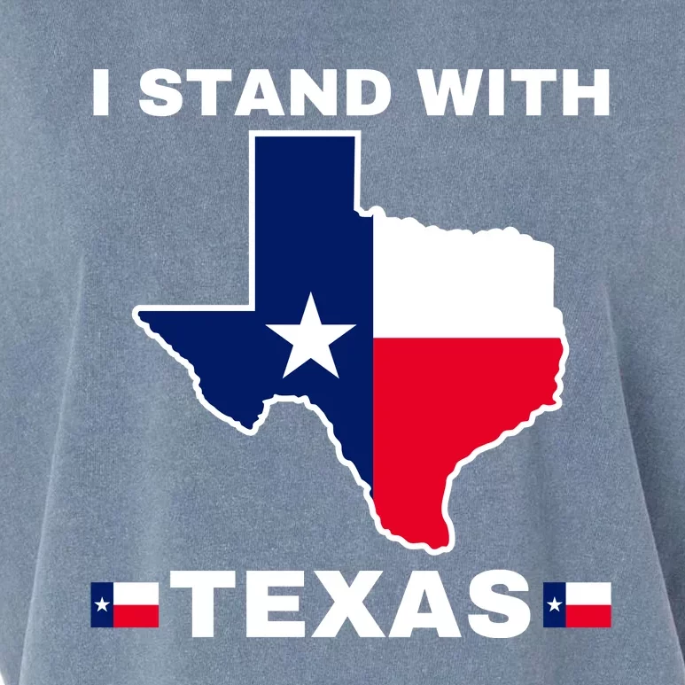 I Stand With Texas Garment-Dyed Women's Muscle Tee