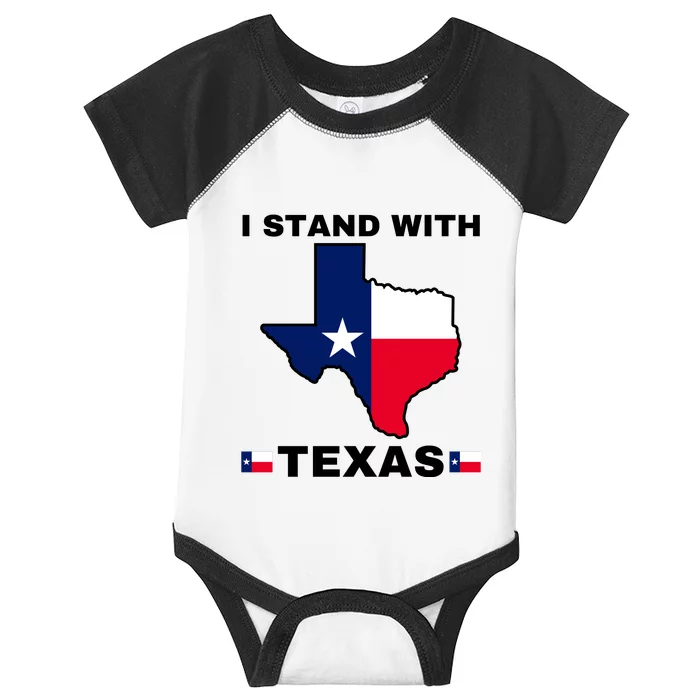 I Stand With Texas Infant Baby Jersey Bodysuit