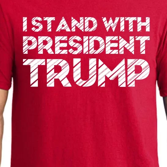 I Stand With President Trump Pajama Set