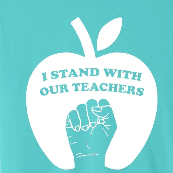 I Stand With Our Teachers & Stand Against Book Banning! ChromaSoft Performance T-Shirt