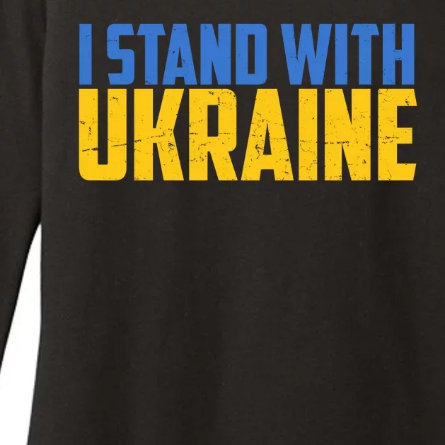 I Stand With Ukraine Support Ukraine Womens CVC Long Sleeve Shirt