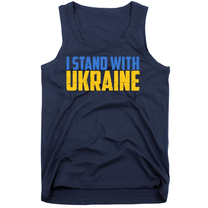 I Stand With Ukraine Support Ukraine Tank Top