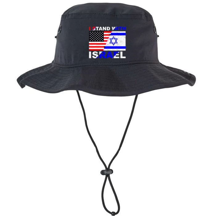 I Stand With Israel Pray For Israel Us Israel Flag Legacy Cool Fit Booney Bucket Hat