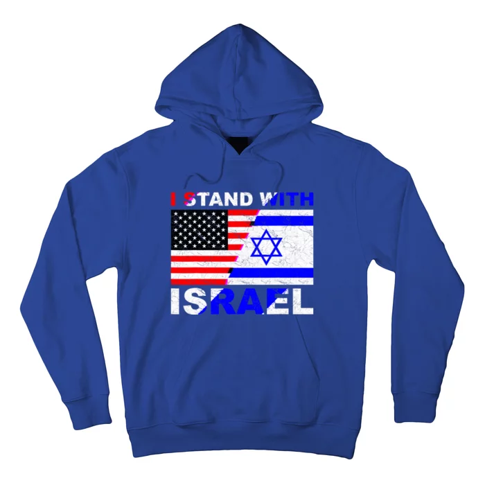 I Stand With Israel Pray For Israel Us Israel Flag Hoodie