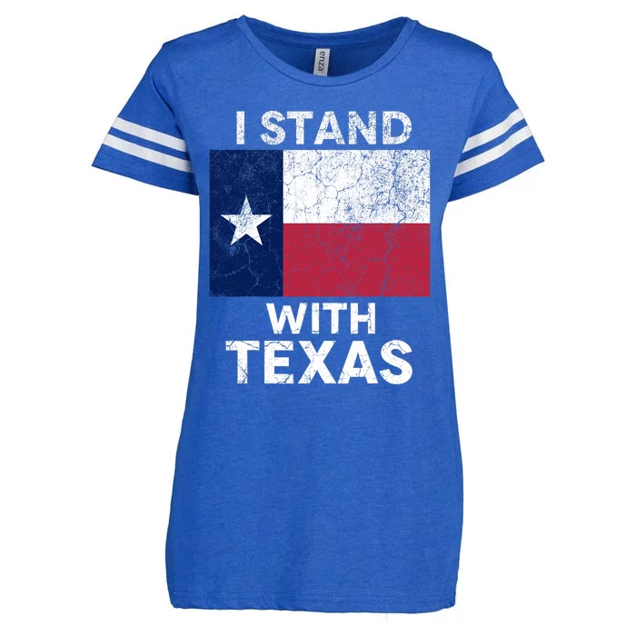 I Stand With Texas Enza Ladies Jersey Football T-Shirt