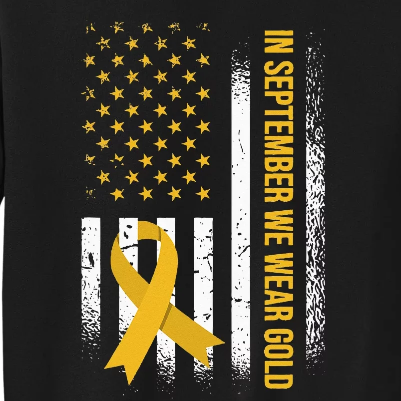 In September We Wear Gold Childhood Cancer Awareness Sweatshirt