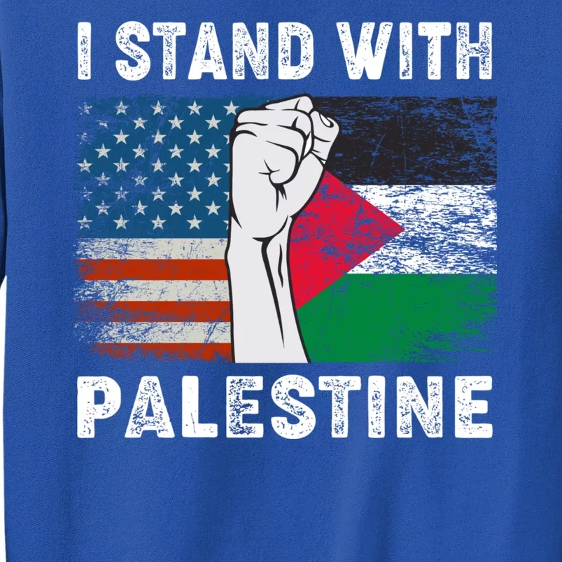 I Stand With Palestine For Their Freedom Us Palestine Flag Sweatshirt