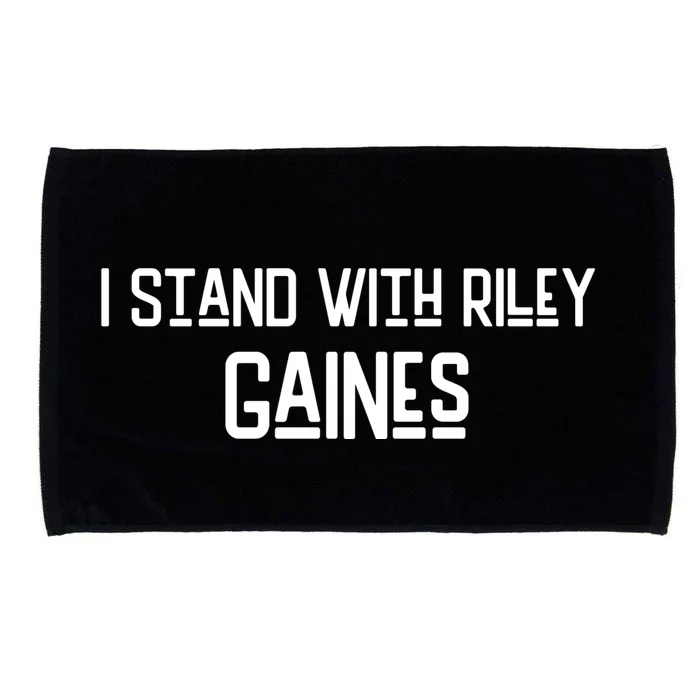 I Stand With Riley Gaines Microfiber Hand Towel