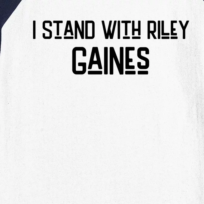 I Stand With Riley Gaines Baseball Sleeve Shirt