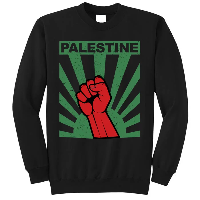 I Stand With Palestine For Their Freedom Free Palestine Tall Sweatshirt