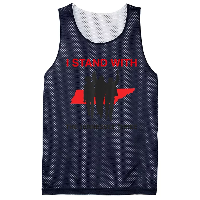 I STAND WITH THE TENNESSEE THREE Mesh Reversible Basketball Jersey Tank