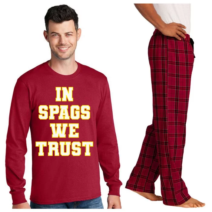 In Spags We Trust Long Sleeve Pajama Set