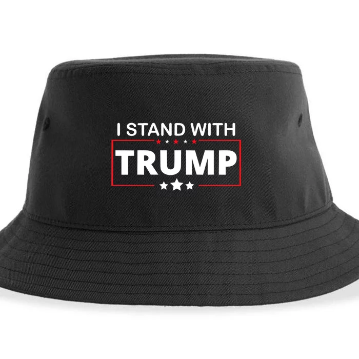 I Stand With Trump Sustainable Bucket Hat