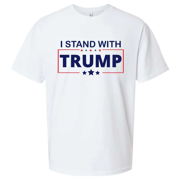 I Stand With Trump Sueded Cloud Jersey T-Shirt