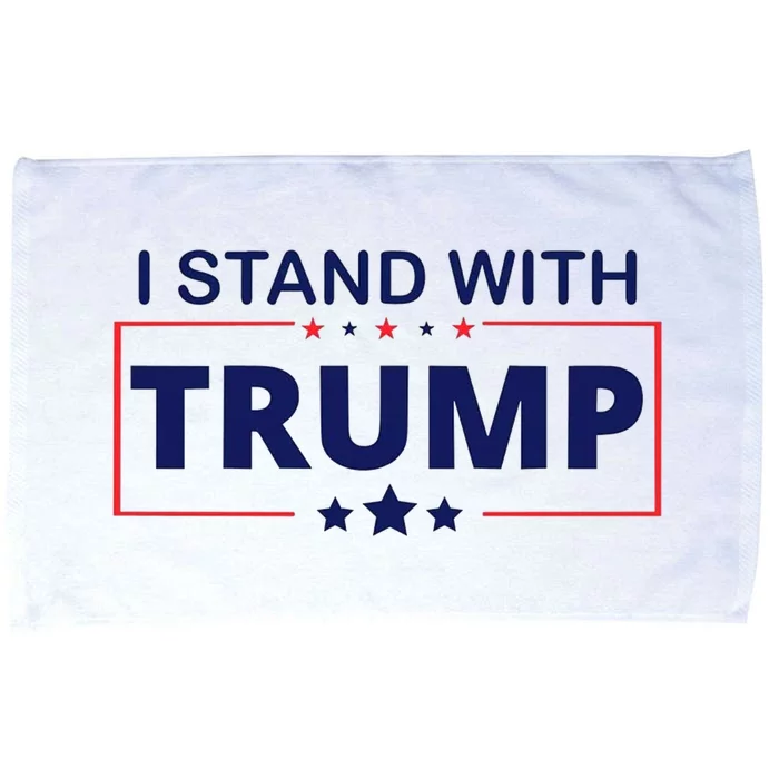 I Stand With Trump Microfiber Hand Towel