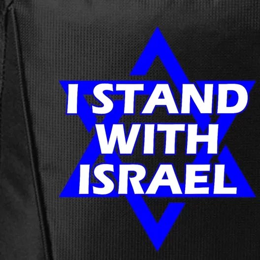 I Stand With Israel Star Of David City Backpack