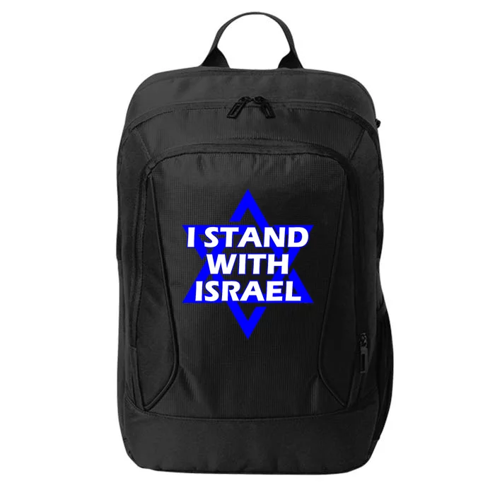 I Stand With Israel Star Of David City Backpack