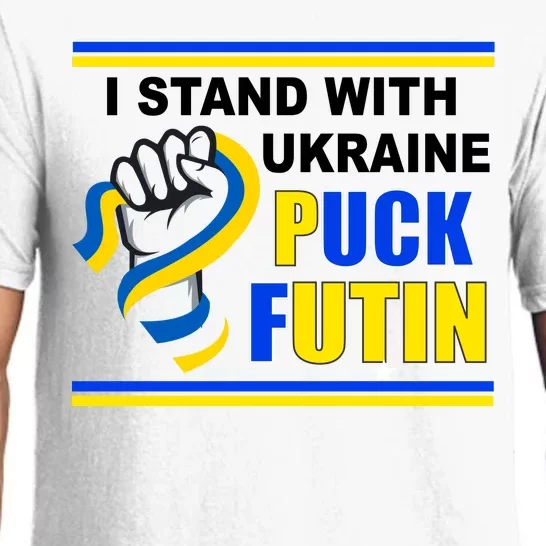 I Stand With Ukraine Puck Futin (Putin) Pajama Set