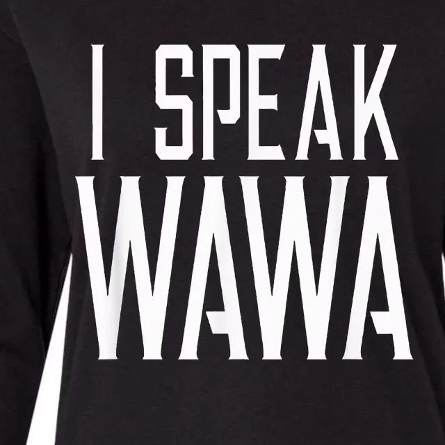 I Speak W.A.W.A Womens Cotton Relaxed Long Sleeve T-Shirt