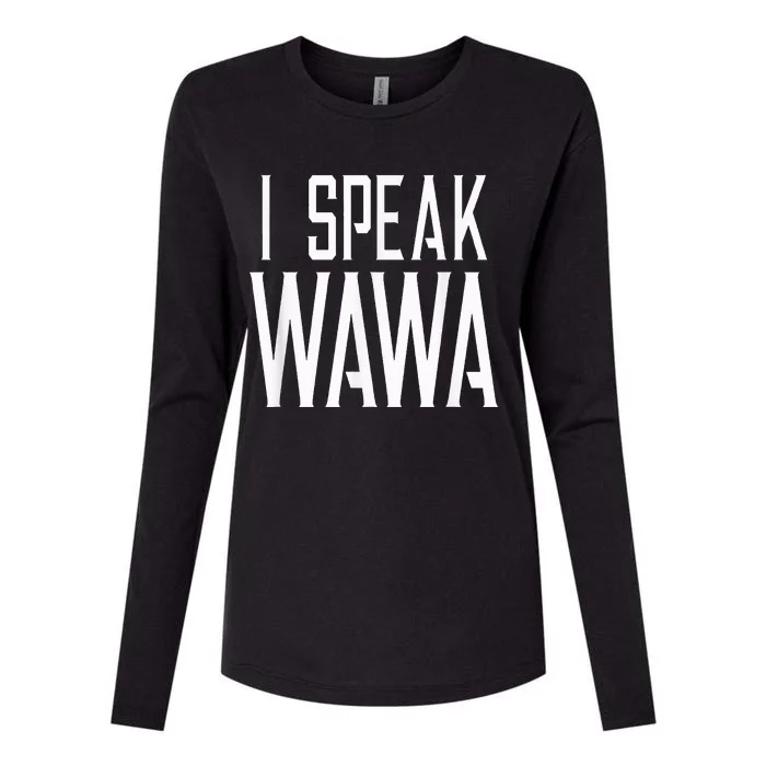 I Speak W.A.W.A Womens Cotton Relaxed Long Sleeve T-Shirt