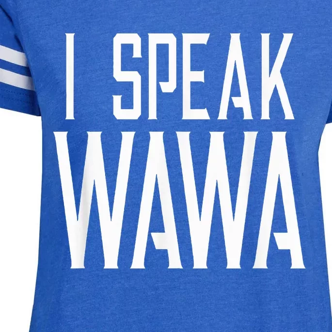 I Speak W.A.W.A Enza Ladies Jersey Football T-Shirt