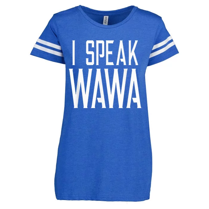 I Speak W.A.W.A Enza Ladies Jersey Football T-Shirt