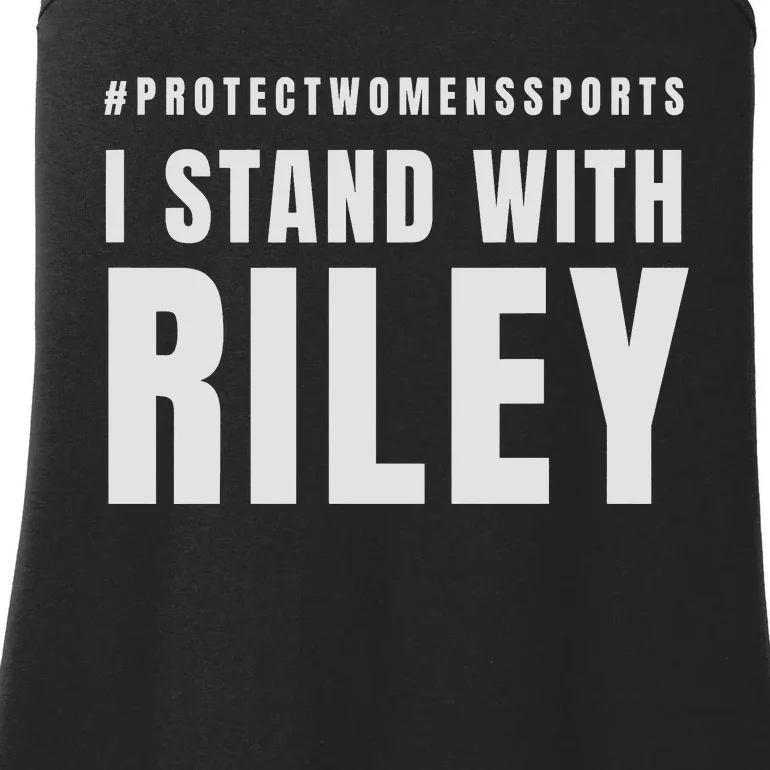 I Stand With Riley Ladies Essential Tank