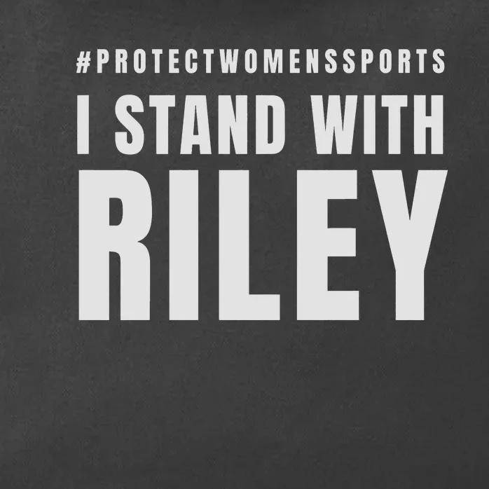 I Stand With Riley Zip Tote Bag