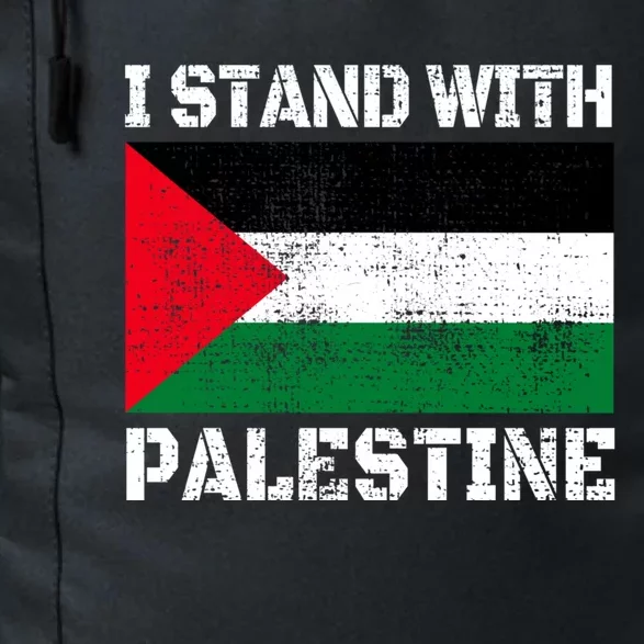 I Stand With Palestine Palestinian Flag Free Palestine Daily Commute Backpack