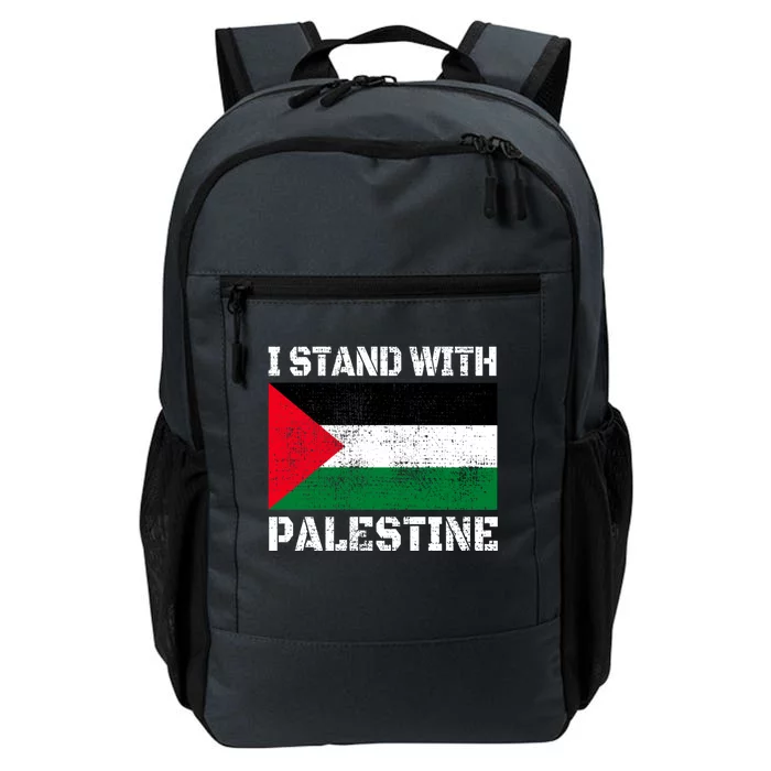 I Stand With Palestine Palestinian Flag Free Palestine Daily Commute Backpack