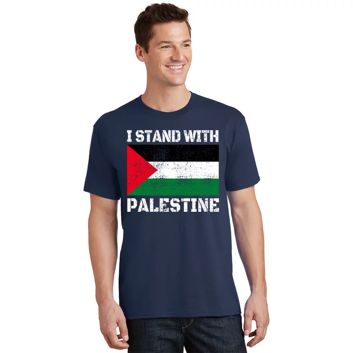 I Stand With Palestine Palestinian Flag Free Palestine T-Shirt