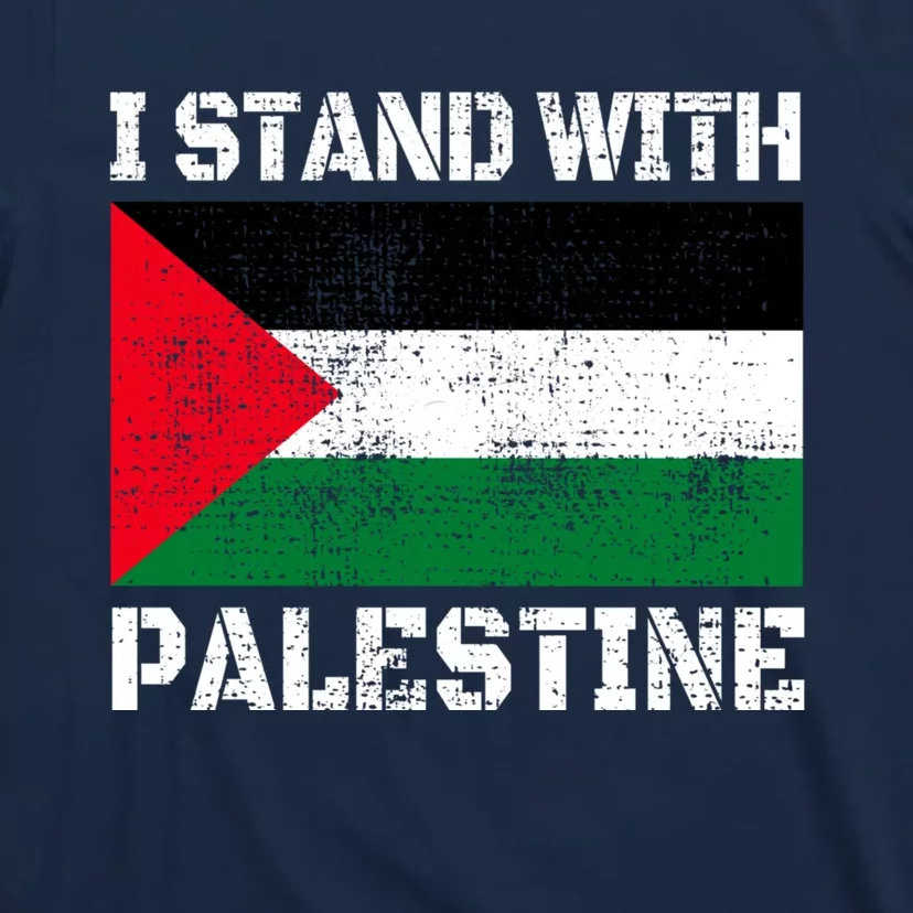 I Stand With Palestine Palestinian Flag Free Palestine T-Shirt