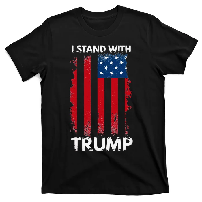 I Stand With Trump Pro Trump Supporter T-Shirt