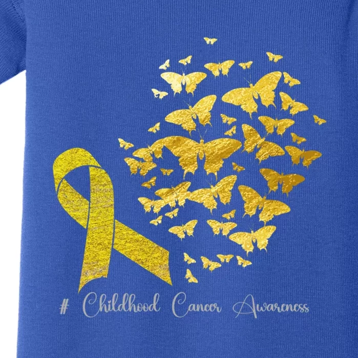 In September We Wear Gold Hood Cancer Awareness Gift Baby Bodysuit