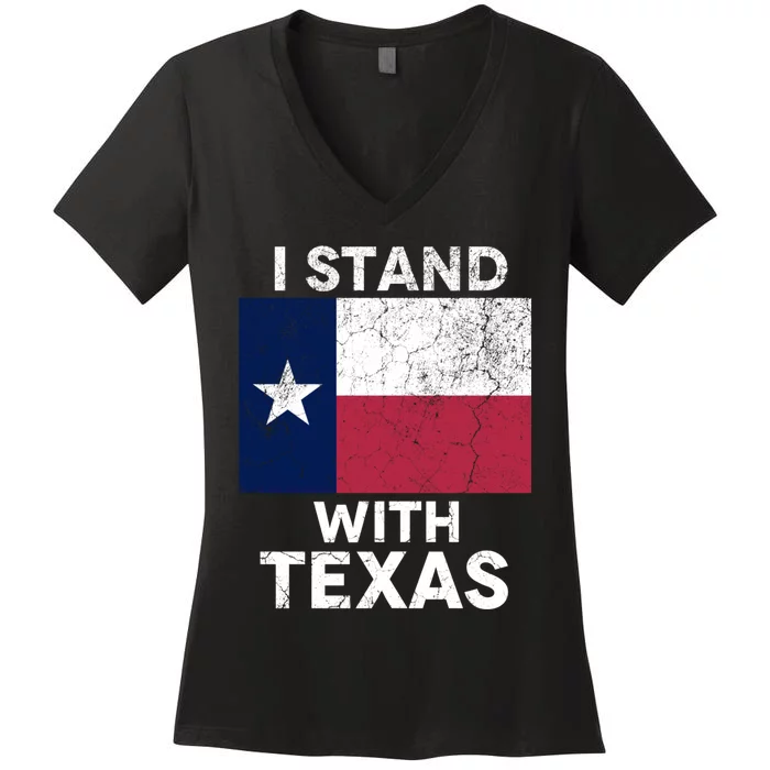 I Stand With Texas Scotus Decision I Support Texas Women's V-Neck T-Shirt