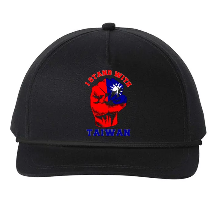 I Stand With Taiwan For Taiwanese Taipei Lover Traveler Gift Snapback Five-Panel Rope Hat