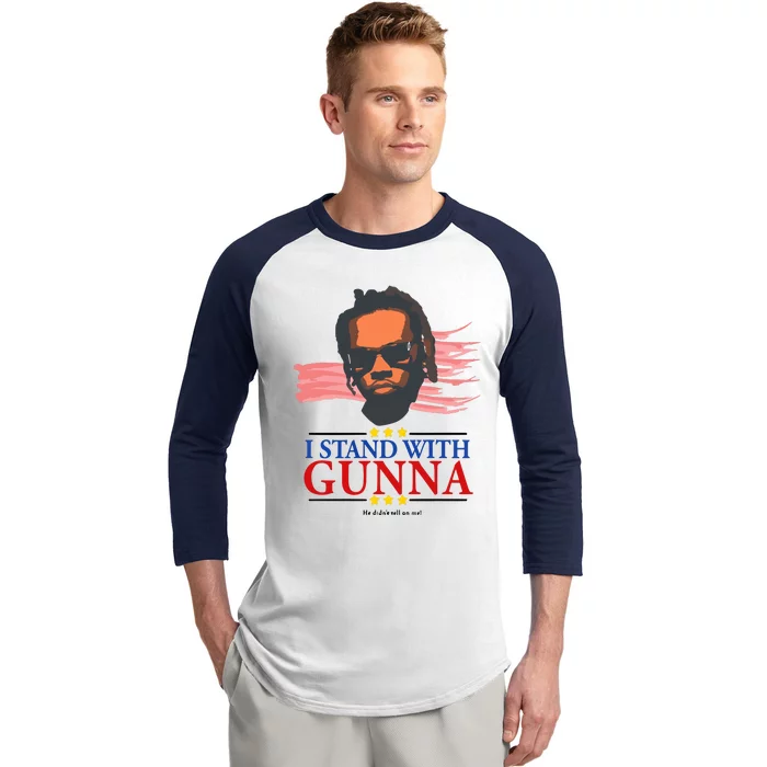 I Stand With G.U.N.N.A He Didn’T Tell On Me Baseball Sleeve Shirt