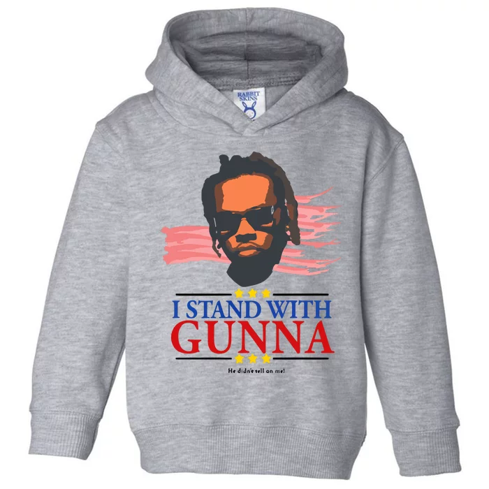 I Stand With G.U.N.N.A He Didn’T Tell On Me Toddler Hoodie