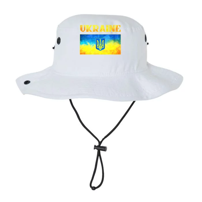 I Stand With Ukraine Cool Gift Ukrainian Flag Ukraine Funny Gift Legacy Cool Fit Booney Bucket Hat